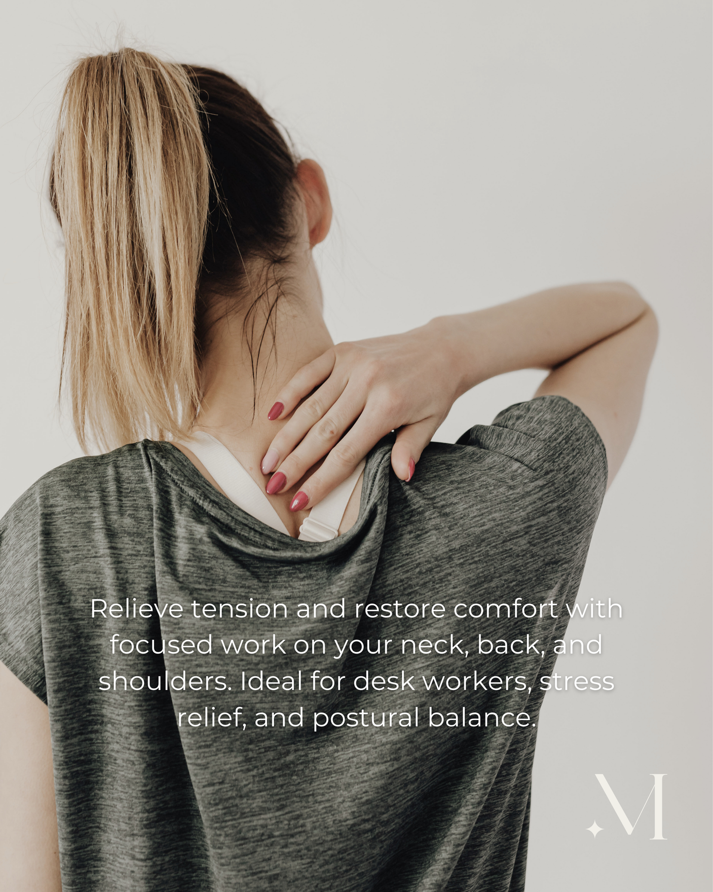 Neck back and shoulders