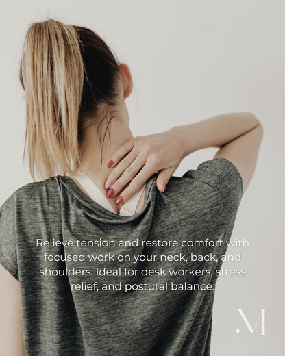 Neck back and shoulders