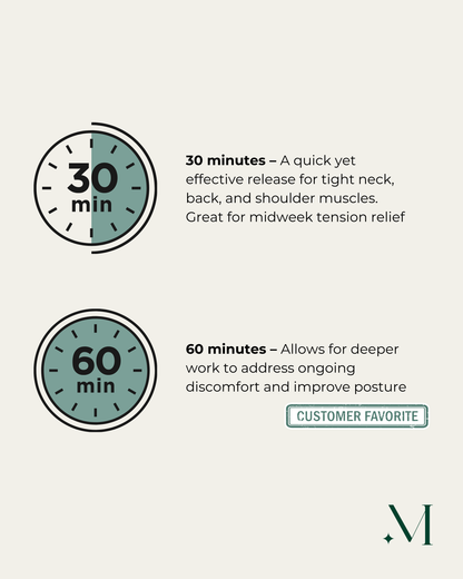 Neck back and shoulders